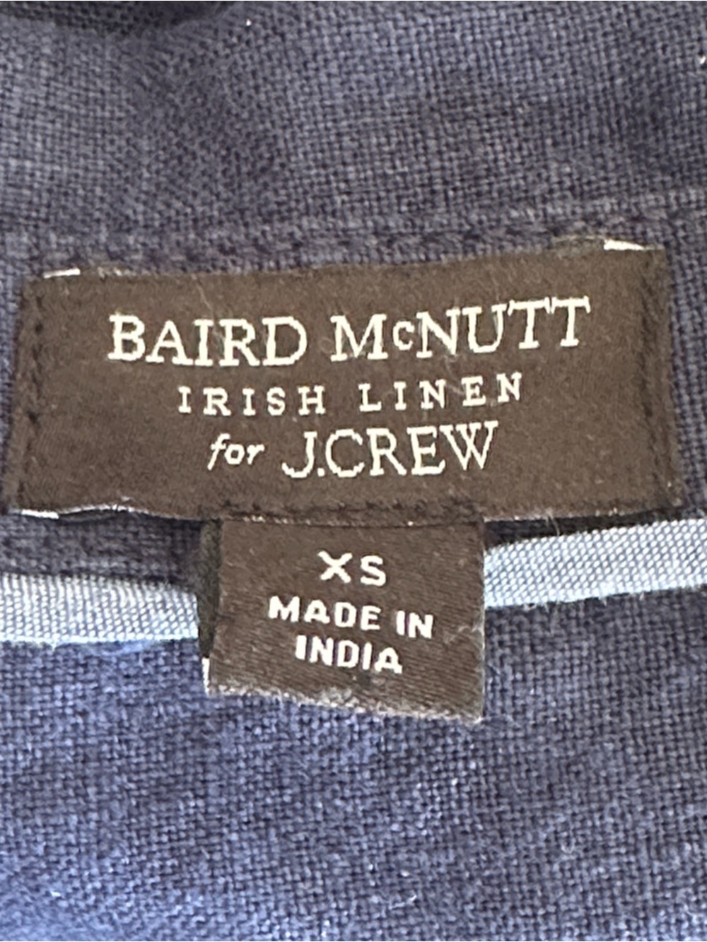 J. Crew Relaxed-Fit Short-Sleeve Baird McNutt Irish Linen Shirtdress Size XS - Picture 6 of 9